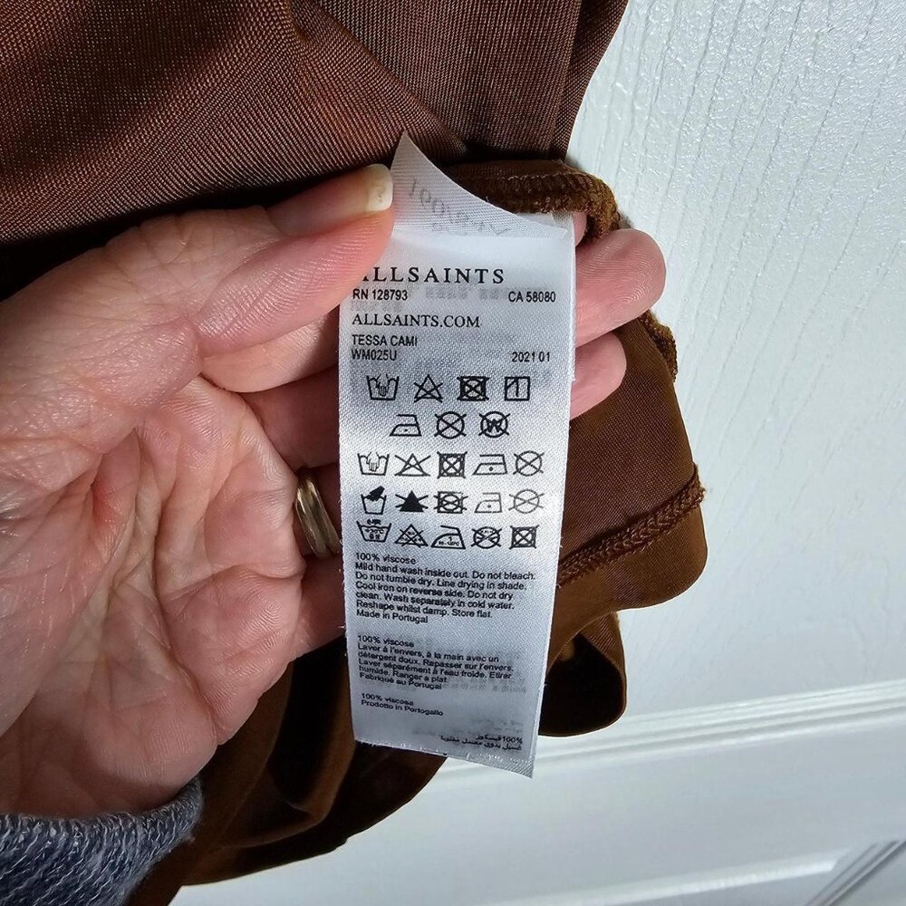 All Saints Women's Tessi Cami Tank Top Small - Picture 5 of 8